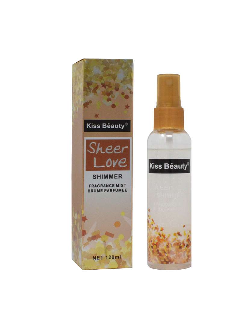 kiss beauty sheer love shimmer perfume 120ml
