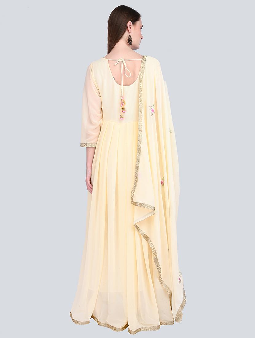 embroidered kurta dupatta set - 16781244 - Standard Image - 2