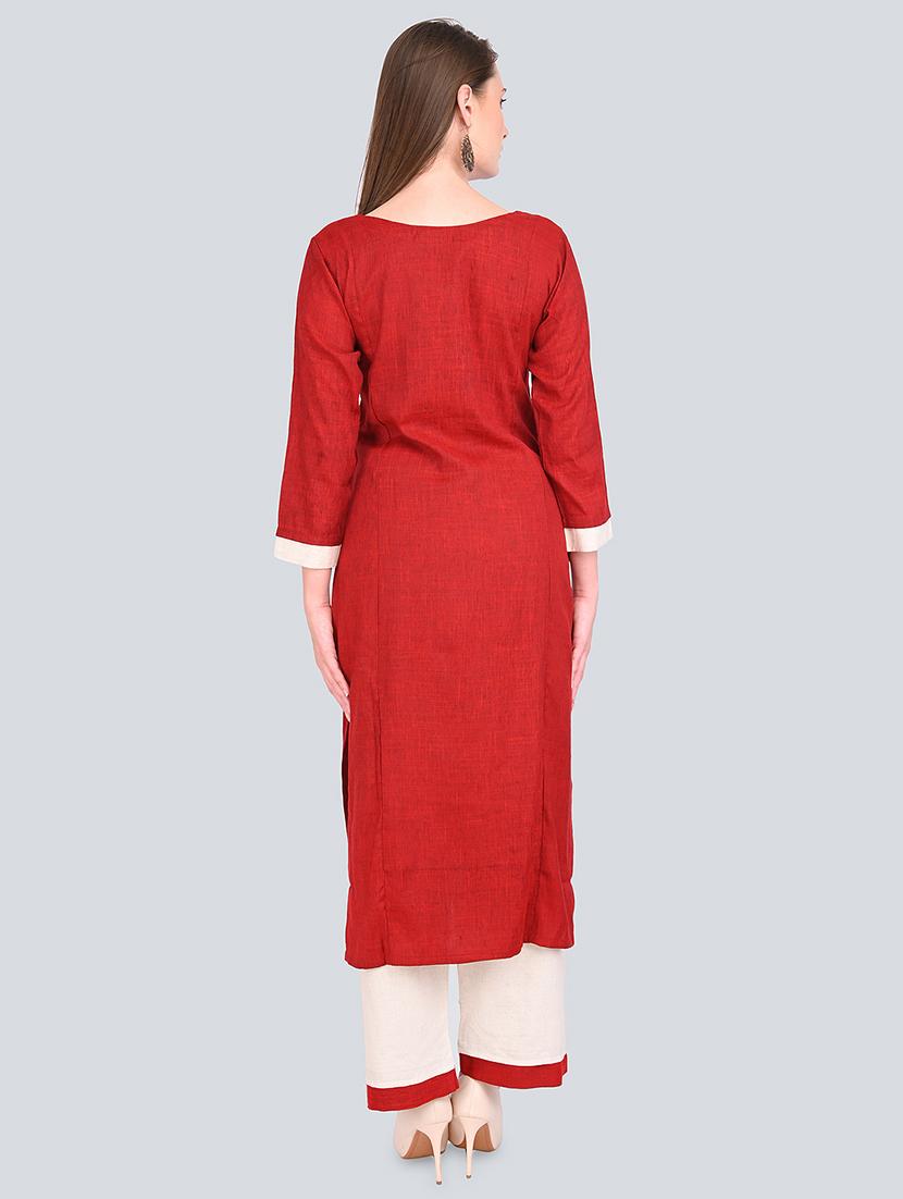 printed kurta palazzo set - 16781297 - Standard Image - 2
