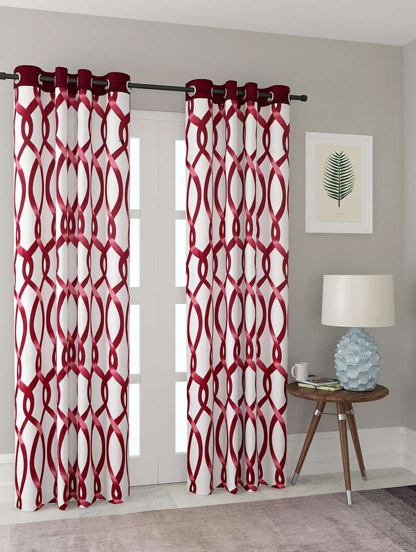 polyester printed door curtains - 16782145 -  Zoom Image - 0
