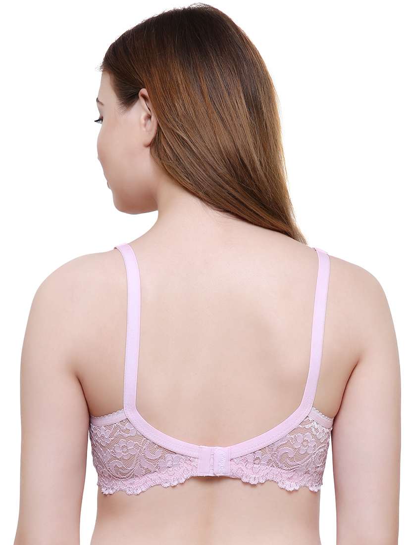 bow patch laced bra - 16782523 - Standard Image - 2