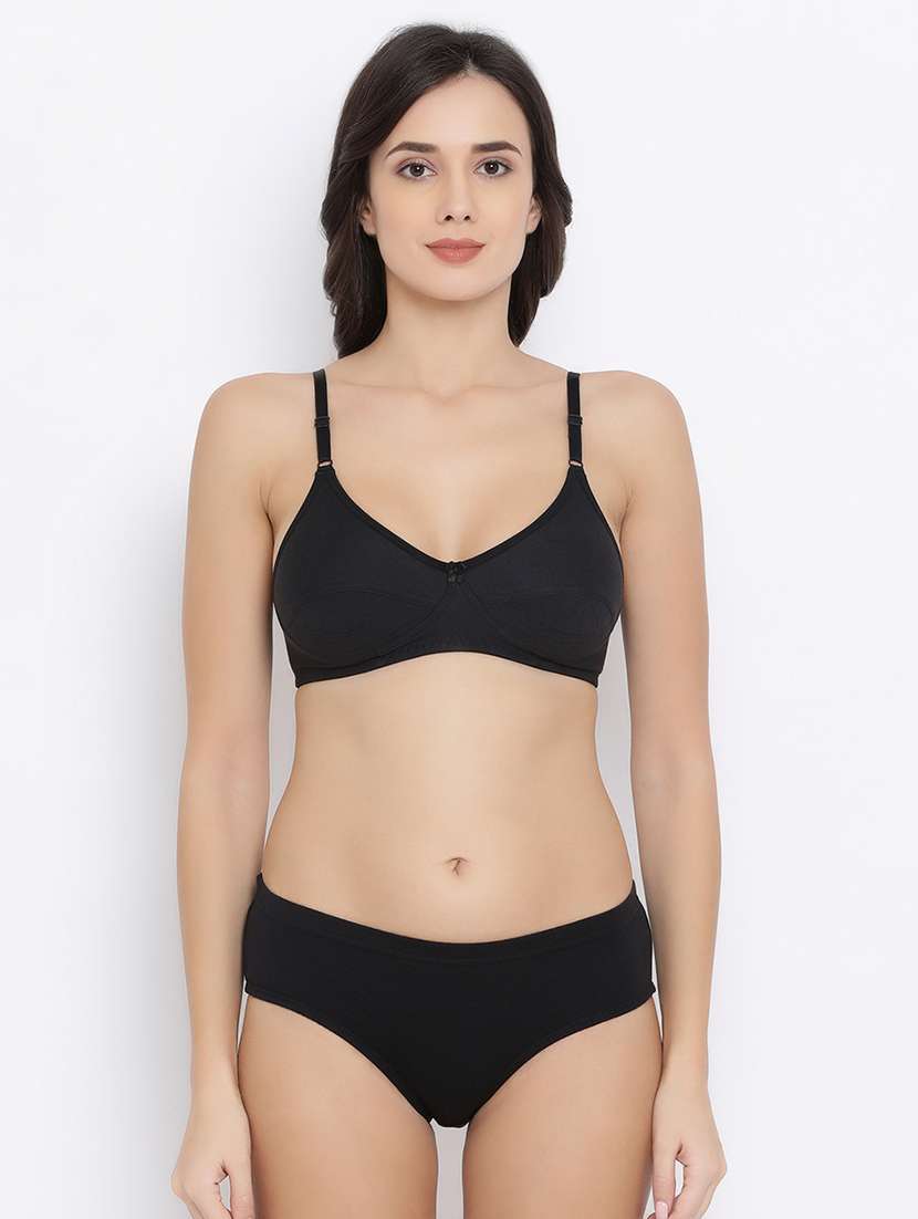 bow patch bra and panty set
