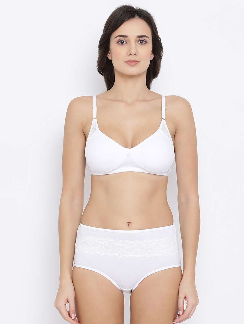 bow patch bra and panty set