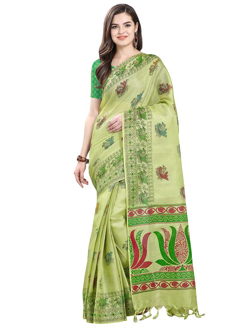 conversational handloom saree with blouse