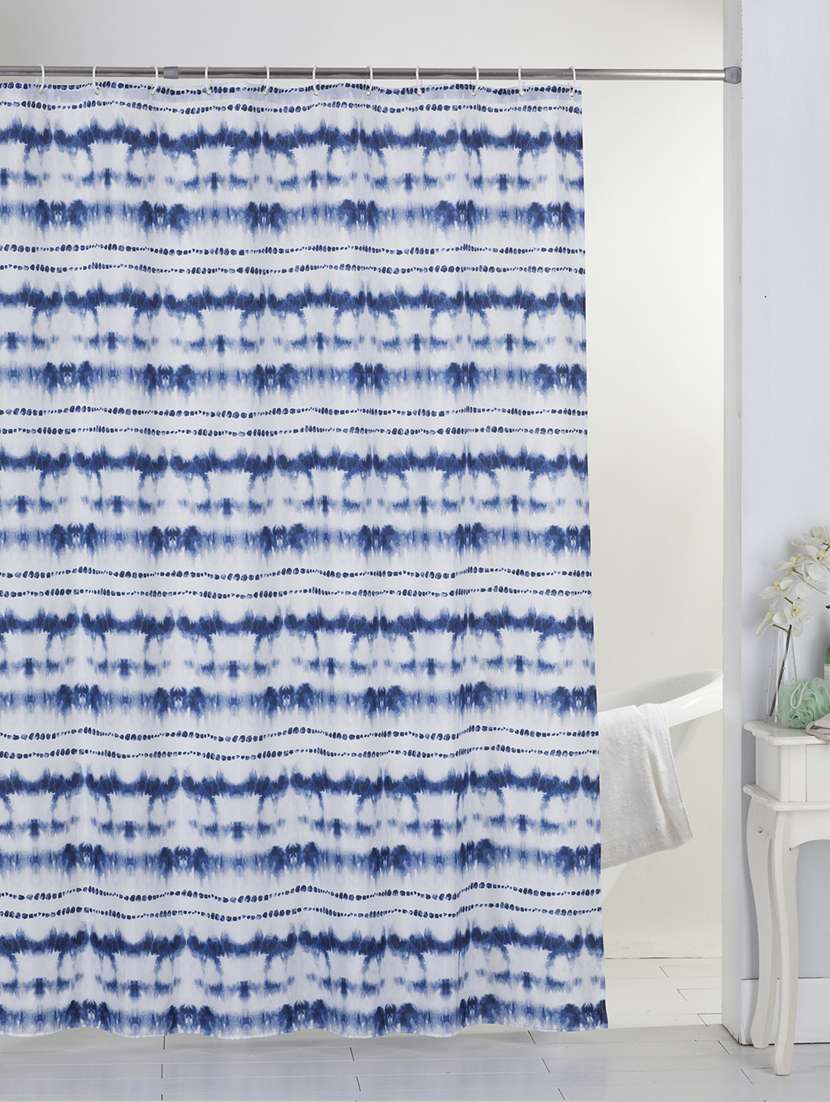   waterproof printed shower curtain ( 12pc plastic hooks included)