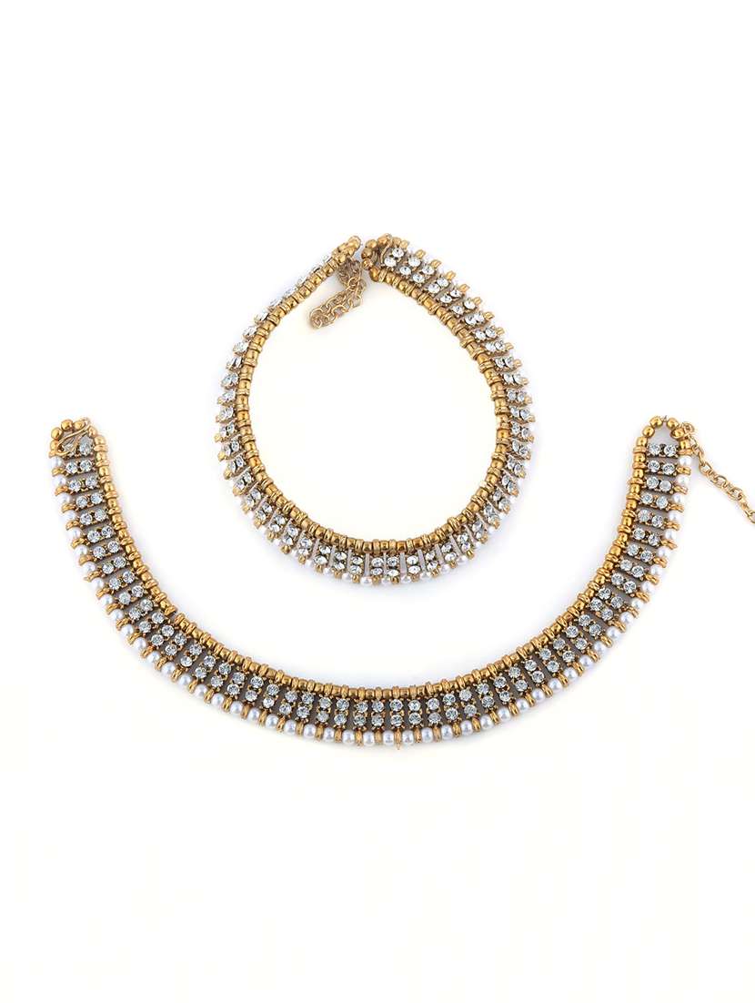 gold metal  payal