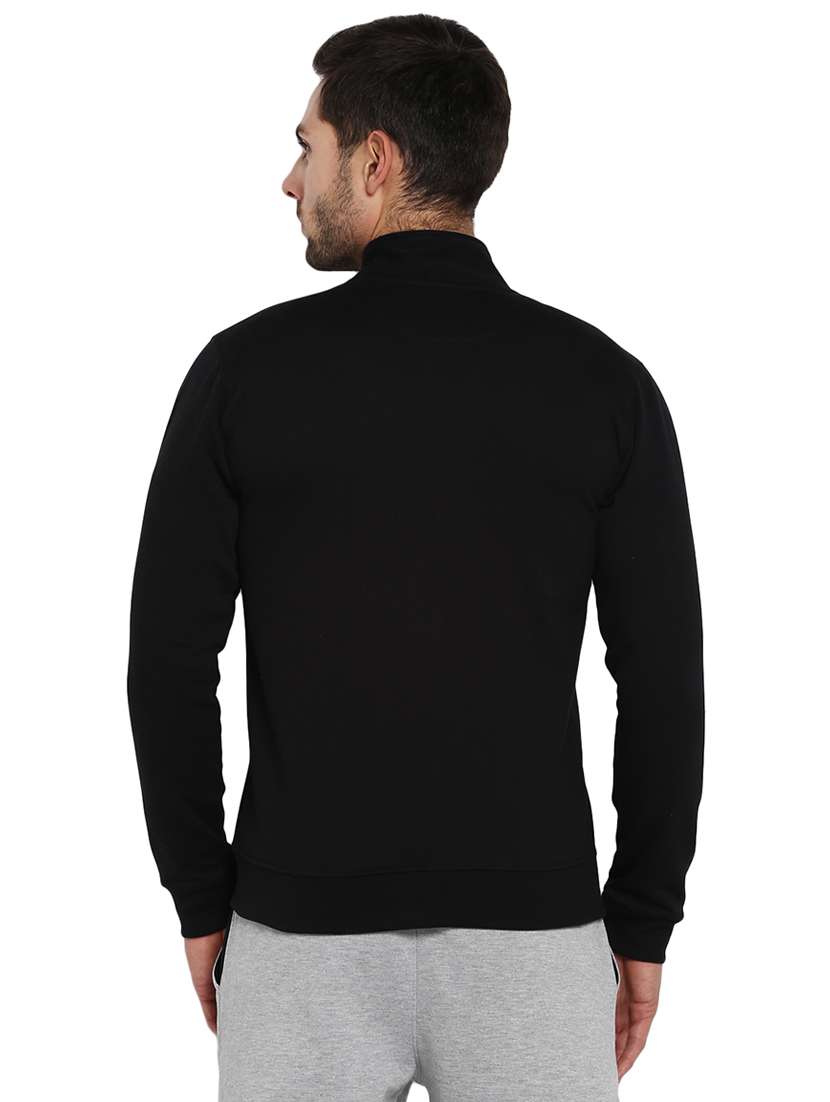 black typographic chest print sweatshirt - 16790317 -  Standard Image - 2