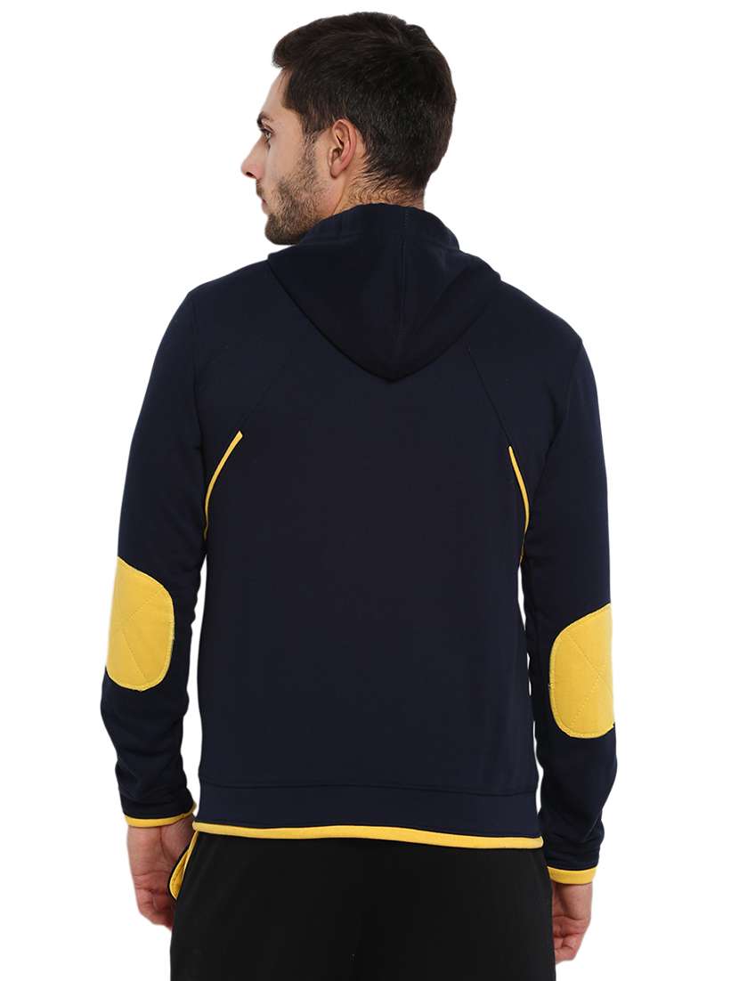navy blue solid sweatshirt - 16790322 -  Standard Image - 2