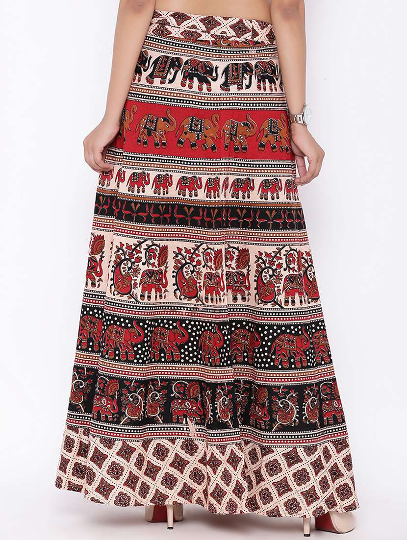 printed long skirt - 16791053 -  Standard Image - 2