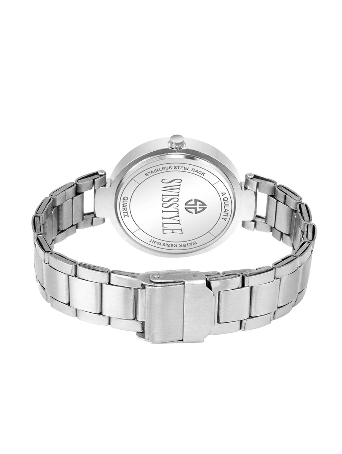 swisstyle black dial analog women's watch-ss-lr313-blk-slv-ch - 16791652 -  Standard Image - 2