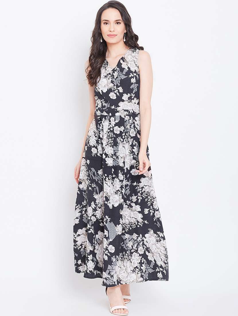 women's fit & flare floral dress