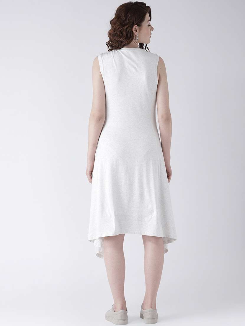 women's asymmetric solid dress - 16792341 -  Standard Image - 2