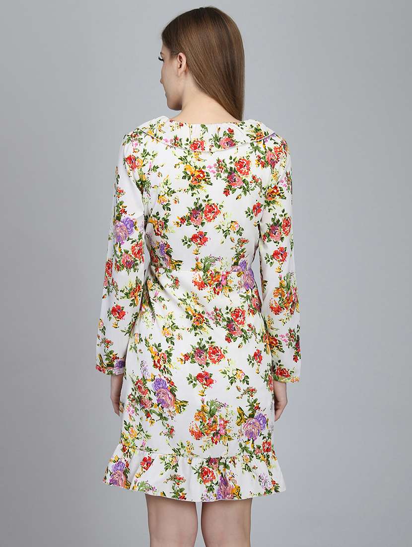 women's wrap floral dress - 16792347 -  Standard Image - 2