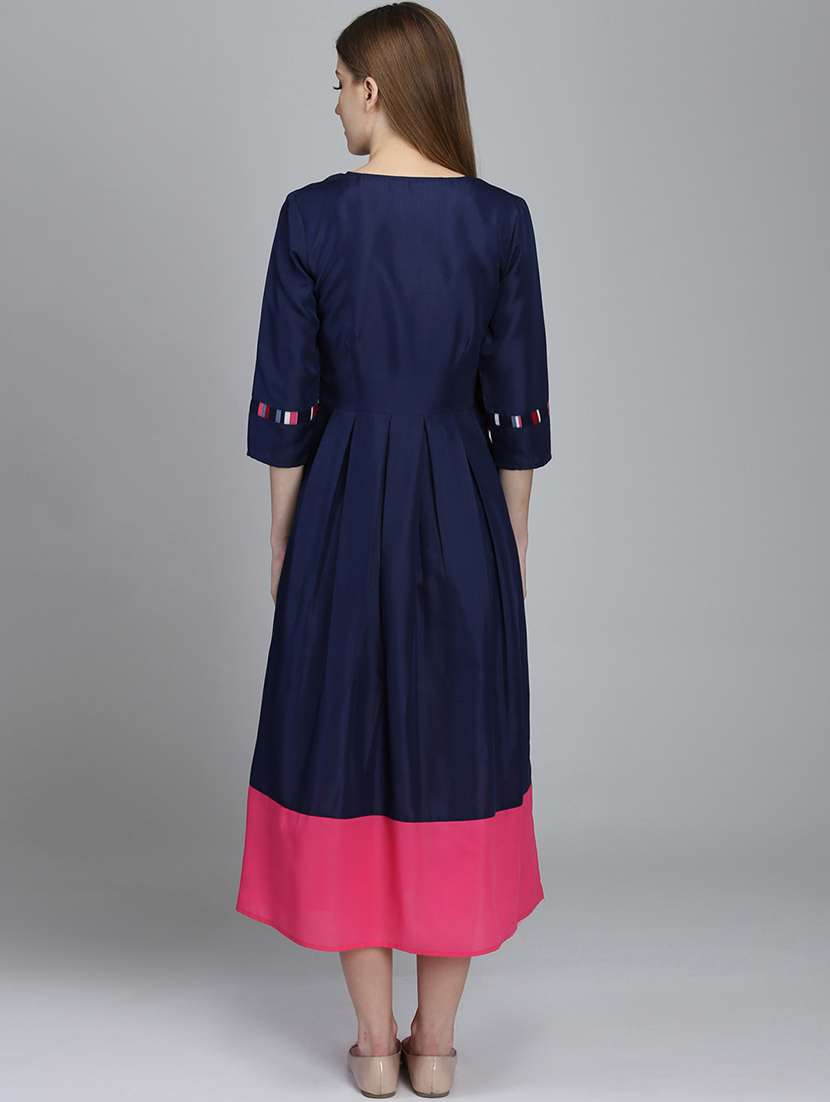 women's fit & flare striped dress - 16792360 -  Standard Image - 2