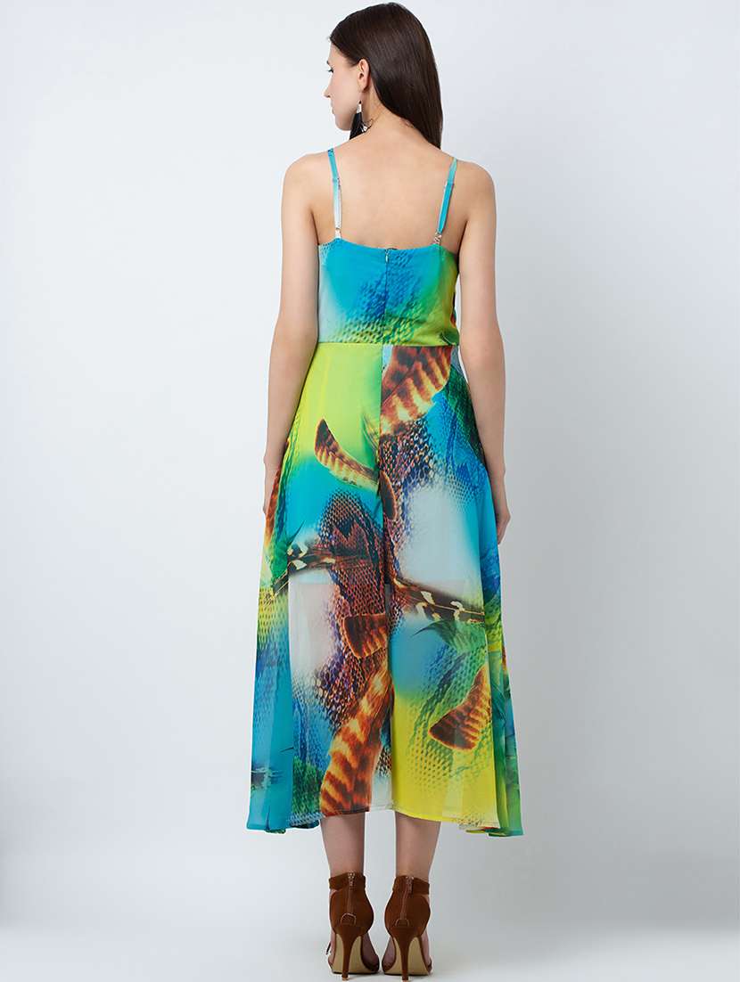 women's fit & flare self design dress - 16792379 -  Standard Image - 2