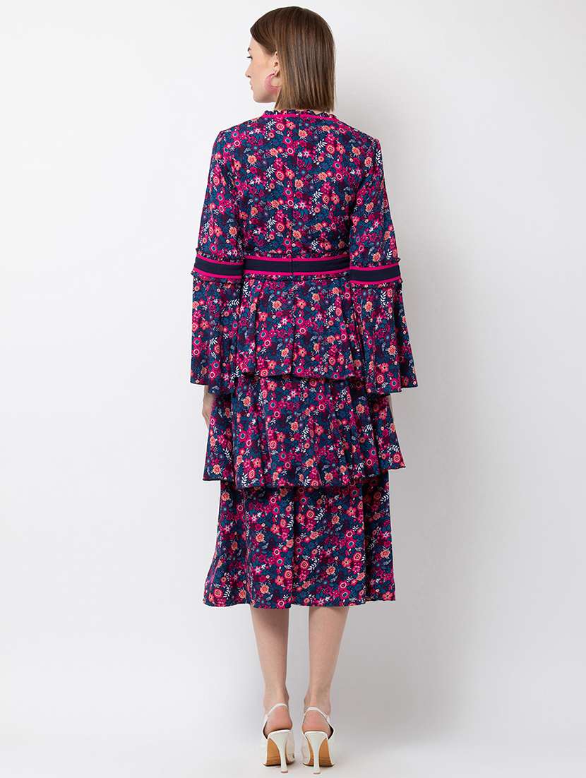 women's tiered dress floral dress - 16792385 -  Standard Image - 2