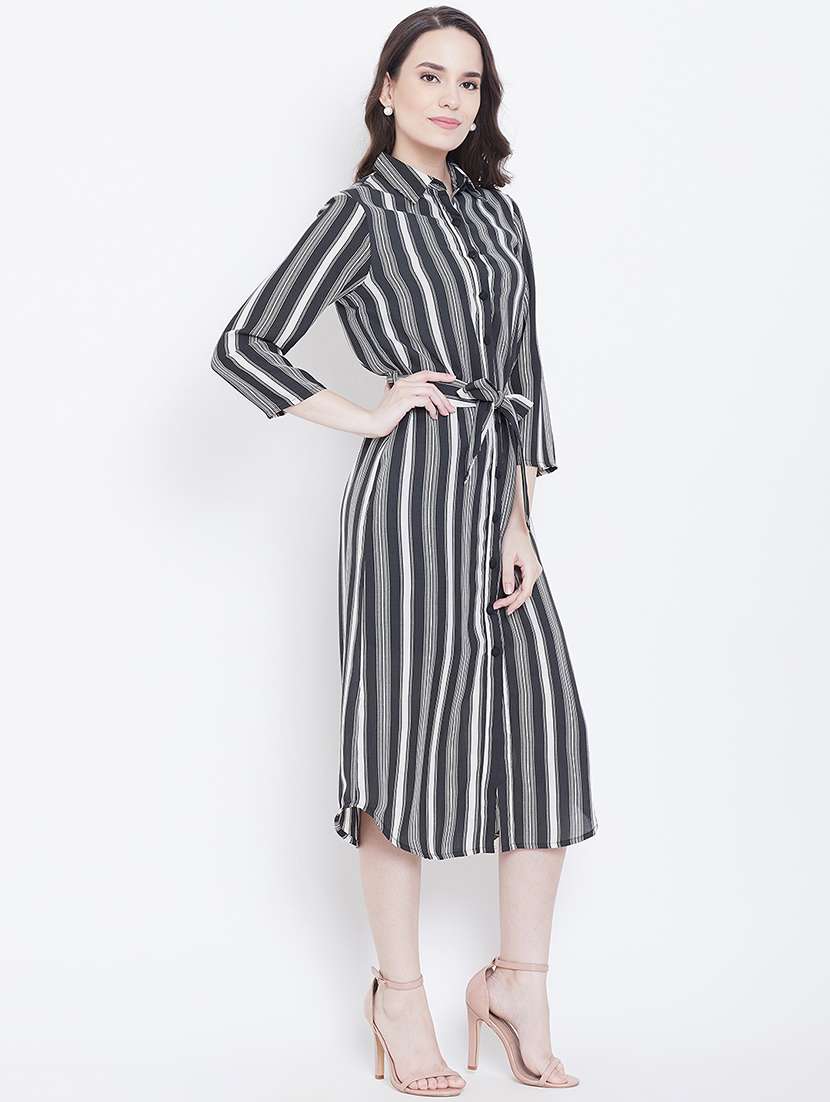 women's shirt striped dress