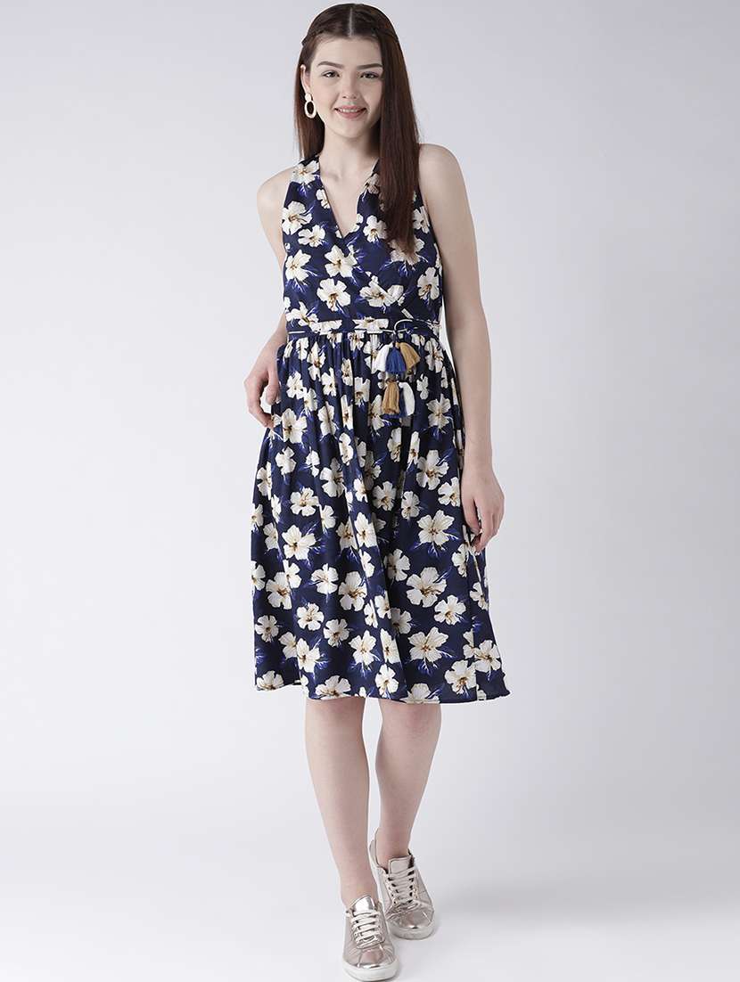 women's fit & flare floral dress