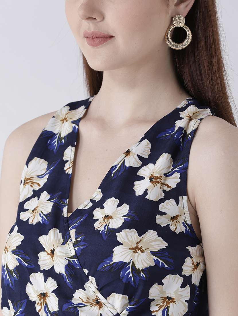 women's fit & flare floral dress - 16792402 -  Standard Image - 2