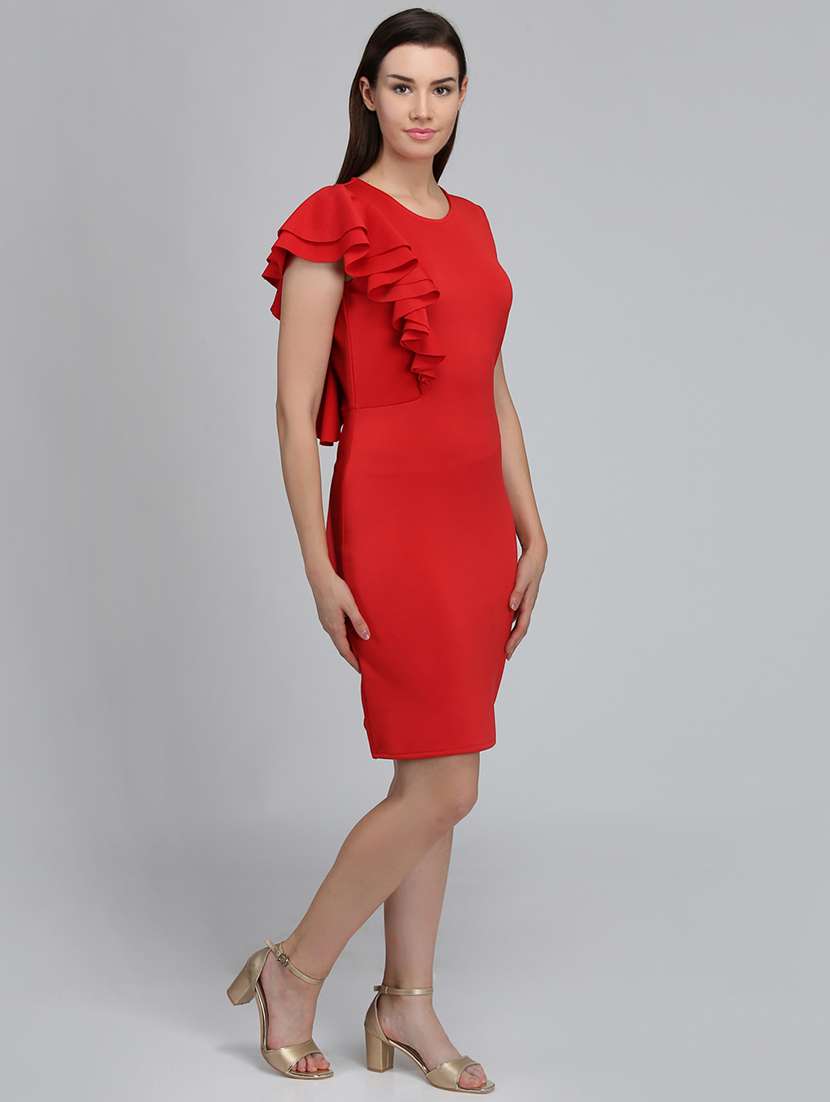 women's sheath solid dress - 16792414 -  Standard Image - 2