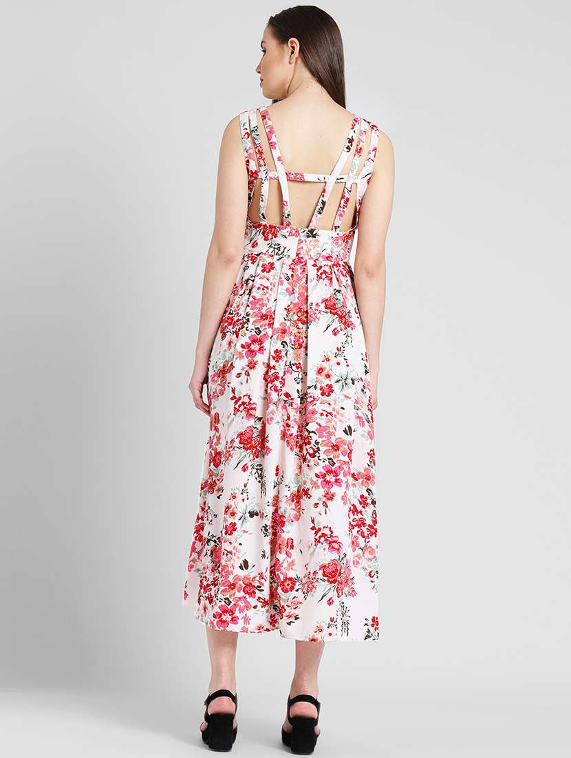 women's fit & flare floral dress - 16792425 -  Standard Image - 2