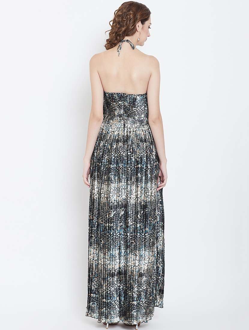 women's fit & flare printed dress - 16792440 -  Standard Image - 2