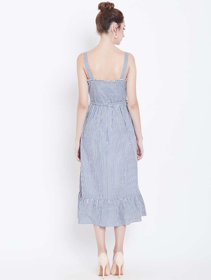 women's fit & flare striped dress - 16792447 -  Standard Image - 2