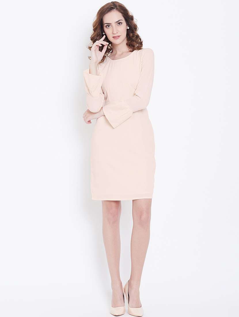 women's sheath solid dress - 16792464 -  Standard Image - 2