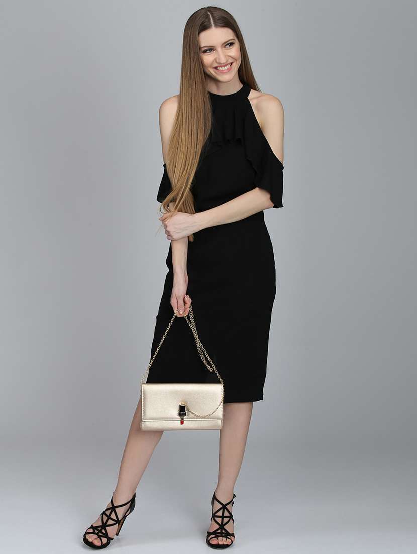 women's sheath solid dress