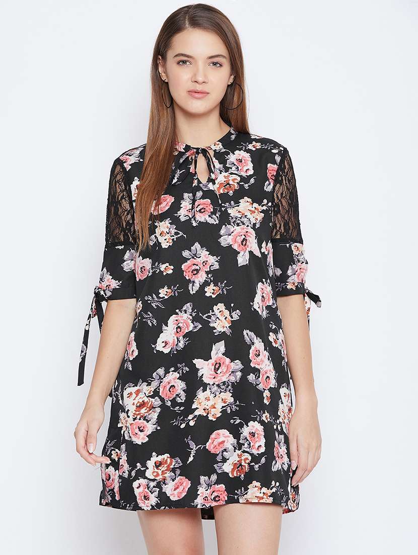 women's fit & flare floral dress