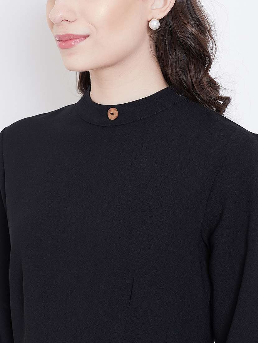 women's fit & flare solid dress - 16792507 -  Standard Image - 2