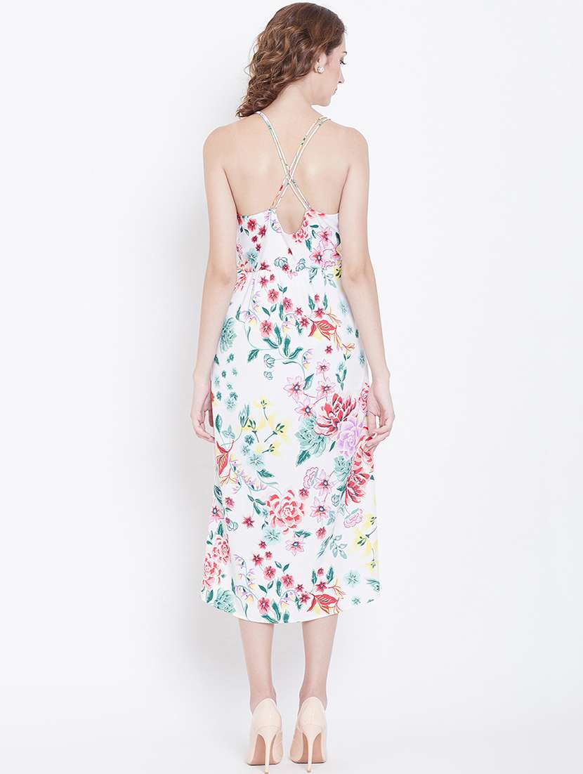 women's asymmetric floral dress - 16792520 -  Standard Image - 2