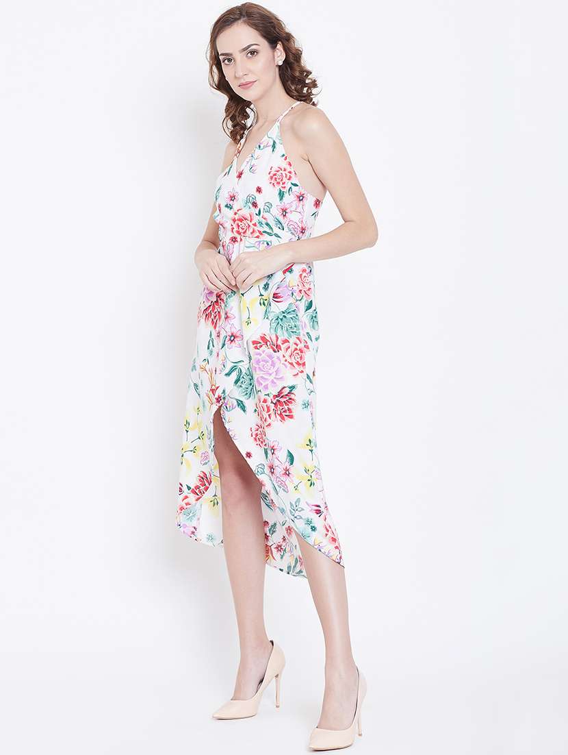 women's asymmetric floral dress - 16792520 -  Standard Image - 2