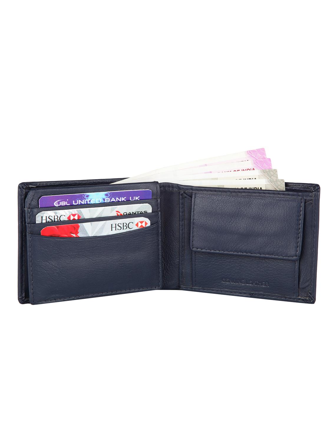 navy blue leather wallet - 16793298 - Standard Image - 2