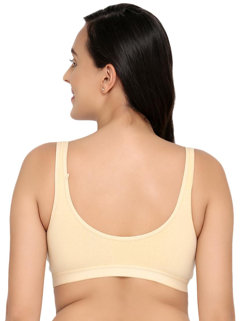 full coverage solid sports bra - 16796235 - Standard Image - 2