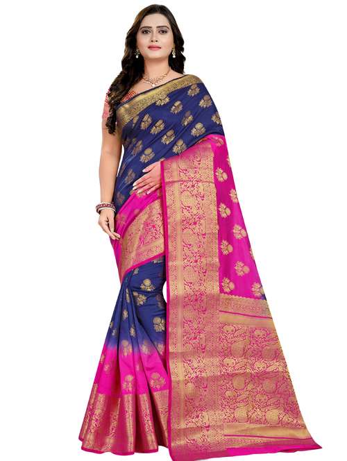 women's banarasi saree with blouse - 16797727 -  Standard Image - 0