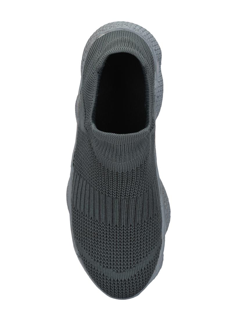 grey fabric slipon sport shoes - 16798327 - Standard Image - 2