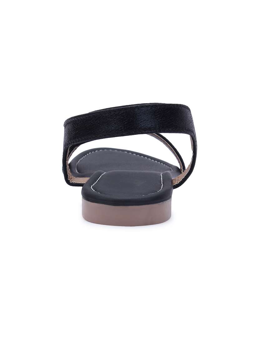 black back strap sandals - 16798370 -  Standard Image - 2