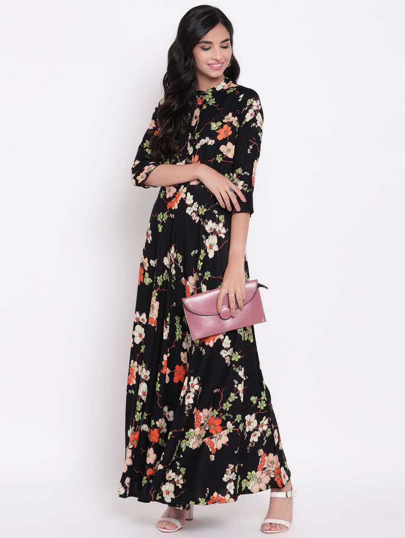 Women's Fit & Flare Floral Dress