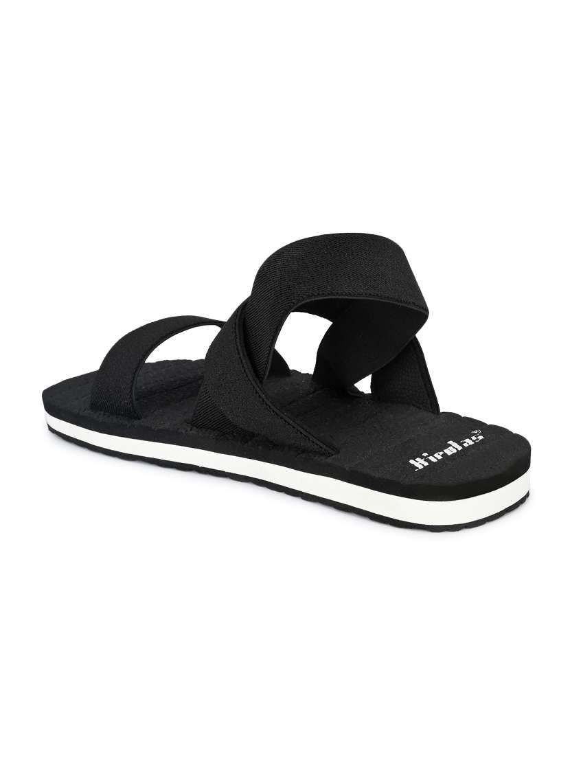 black fabric back strap flip flops - 16801432 -  Standard Image - 2