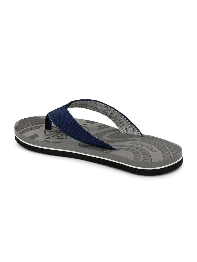 grey fabrcic toe separator flip flops - 16801436 -  Standard Image - 2