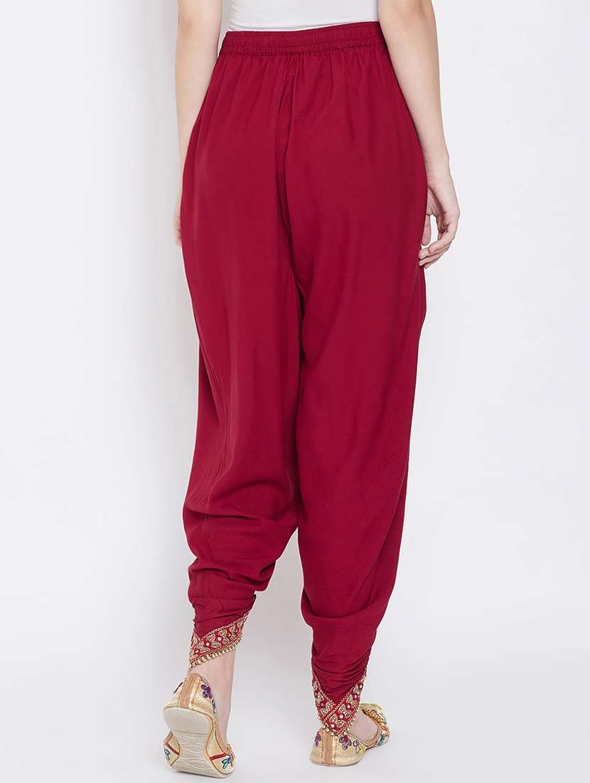 lace detailed dhoti salwar - 16808397 - Standard Image - 2