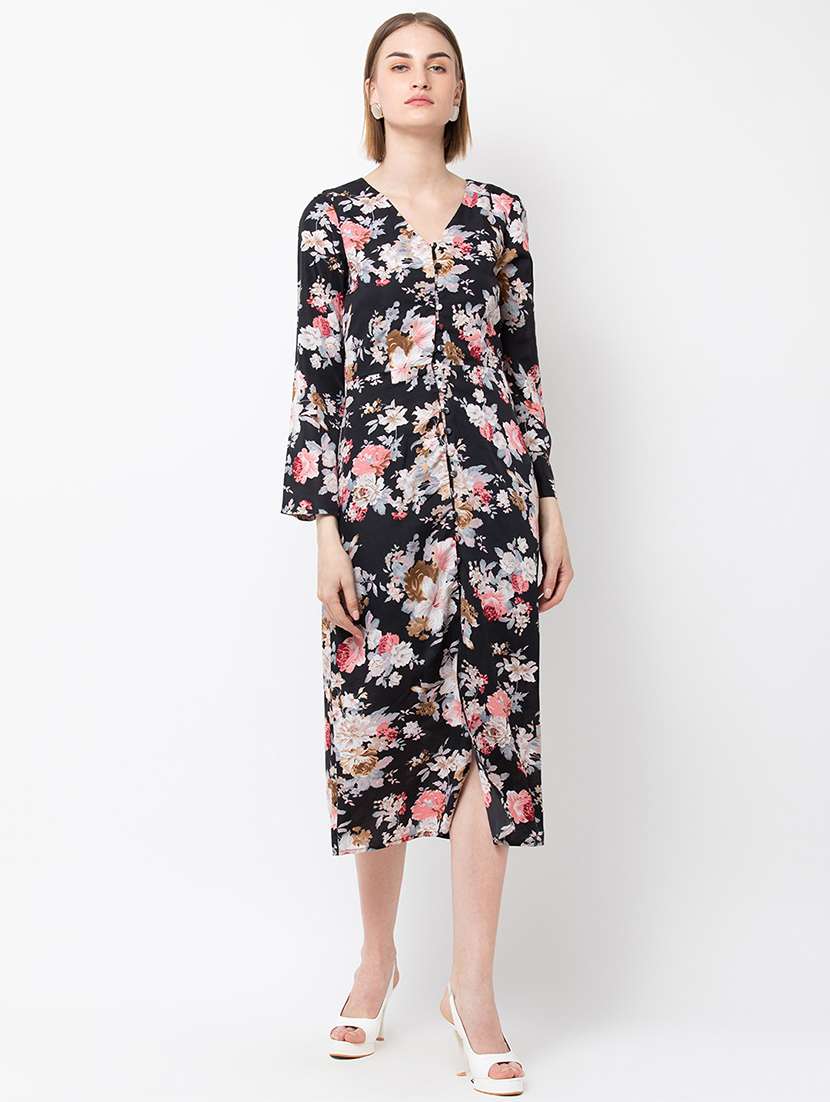 women's sheath floral dress