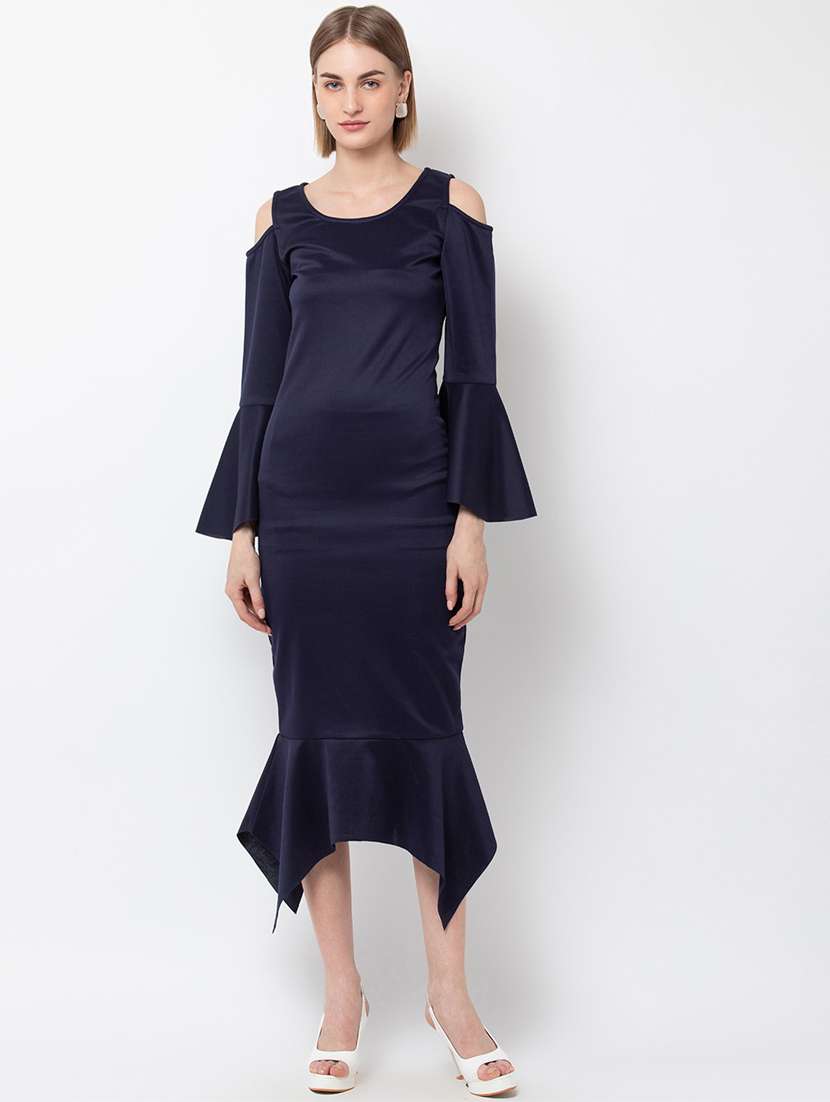 women's bodycon solid dress