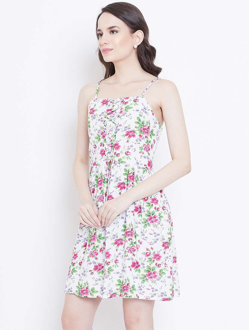 women's fit & flare floral dress - 16810036 -  Standard Image - 2