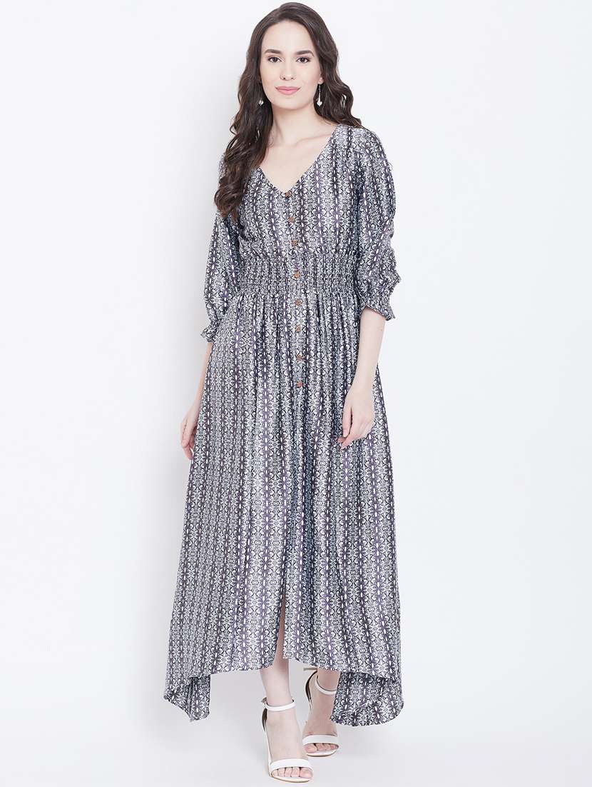 women's fit & flare graphic dress