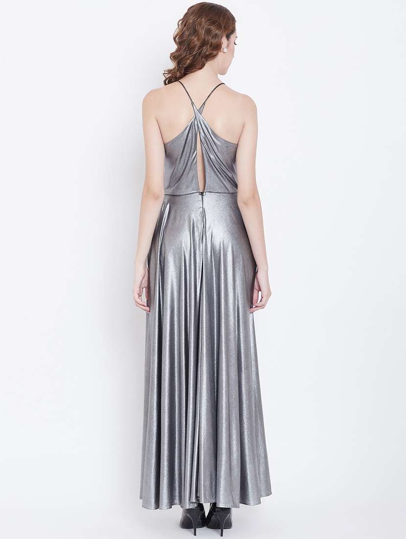 women's fit & flare solid dress - 16810050 -  Standard Image - 2