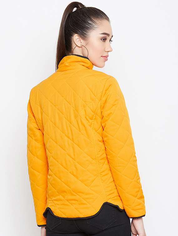 mandarin neck quilted jacket  - 16810464 -  Standard Image - 2