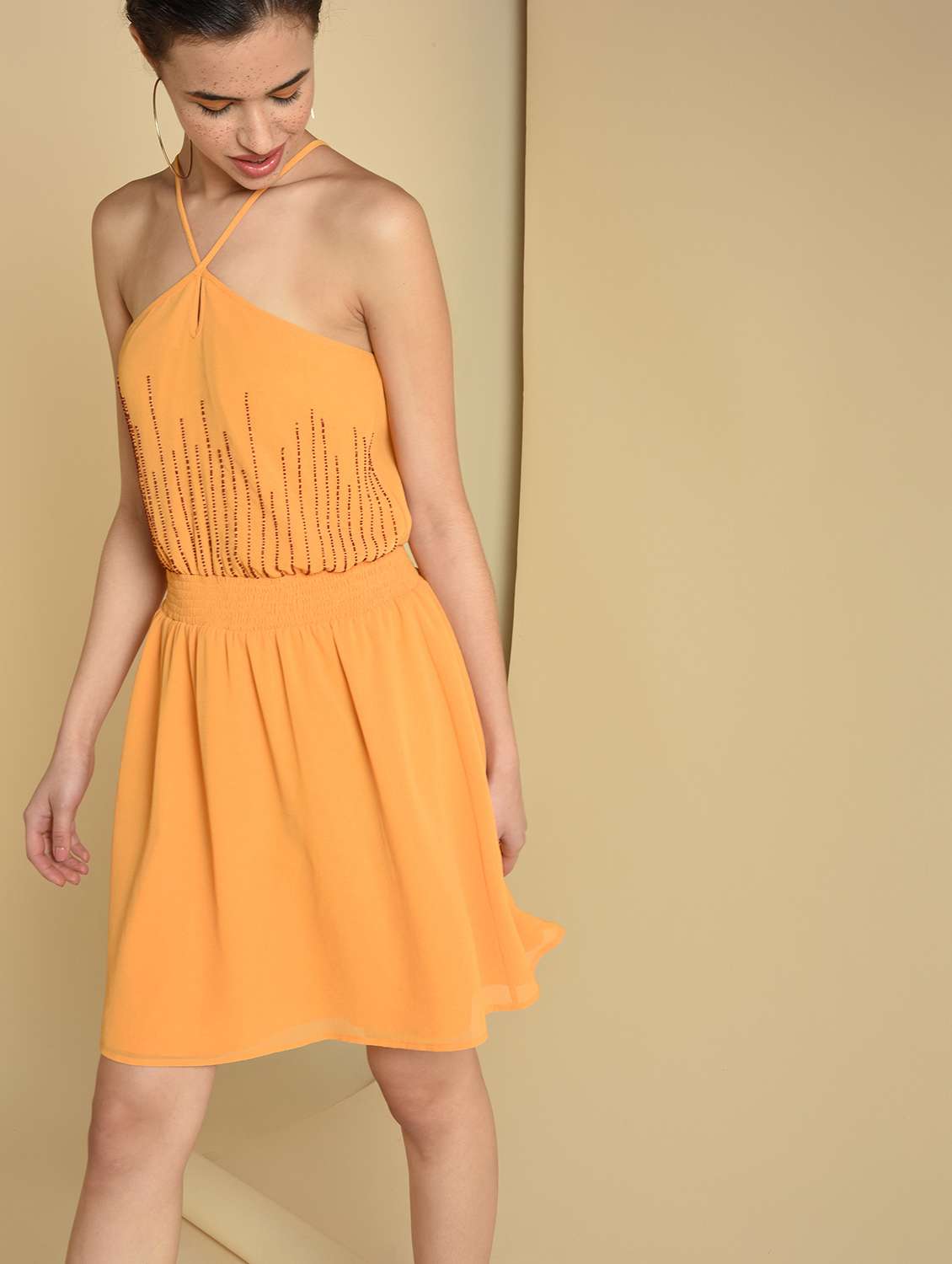 Women's Sheath Solid Dress