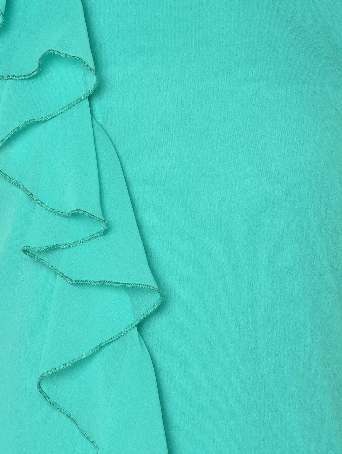 Women's Ruffle Solid Dress